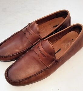 Allen Edmonds Super Sport Penny Loafer Men's 12 D Brown Leather